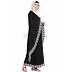 Arabian Kaftan - Black with white strip  Arabian Kaftan - Black with white strip